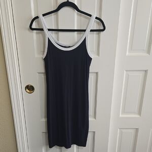 Express Black and White Dress